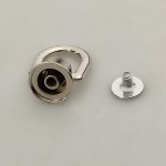 Uchwyt do torebki okucie kaletnicze 12 mm nikiel