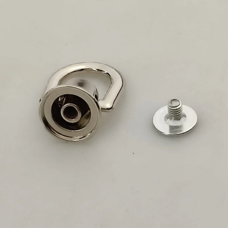 Uchwyt do torebki okucie kaletnicze 12 mm nikiel