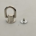 Uchwyt do torebki okucie kaletnicze 12 mm nikiel