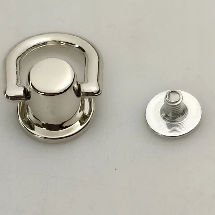 Uchwyt do torebki okucie kaletnicze 12 mm nikiel