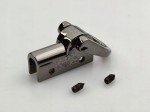 Uchwyt boczny do torby torebki prawy i lewy 27 / 12 mm czarny nikiel 2 sztuki