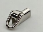 Uchwyt boczny do torby torebki prawy i lewy 27 / 12 mm czarny nikiel 2 szt