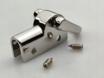 Uchwyt boczny do torby torebki prawy i lewy 27 / 12 mm czarny nikiel 2 szt