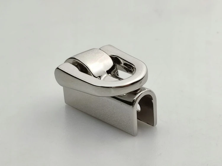 Uchwyt boczny do torby torebki prawy i lewy 27 / 12 mm czarny nikiel 2 szt
