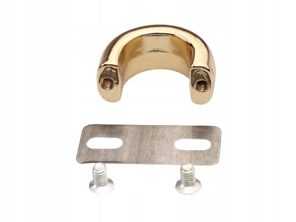 Uchwyt do torebki okucie kaletnicze 24 mm złoty
