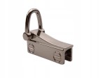 Uchwyt boczny metalowy do torby torebki prawy lewy 29 / 10 mm srebrny 2 szt