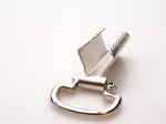 Uchwyt boczny do torby torebki 27 mm srebrny