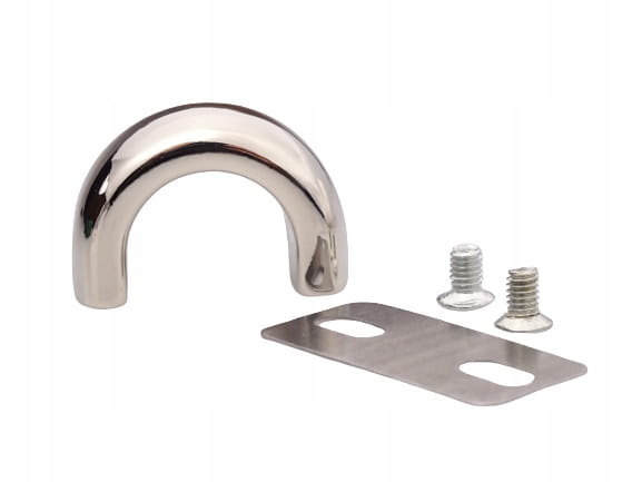 Uchwyt do torebki okucie kaletnicze 24 mm srebrny