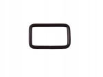 Ramka kaletnicza prostokąt 30 / 16 / 3 mm 10 sztuk czarny
