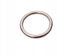 Kółko metalowe kaletnicze do torby SPAWANE 30 / 4 mm nikiel 10 sztuk