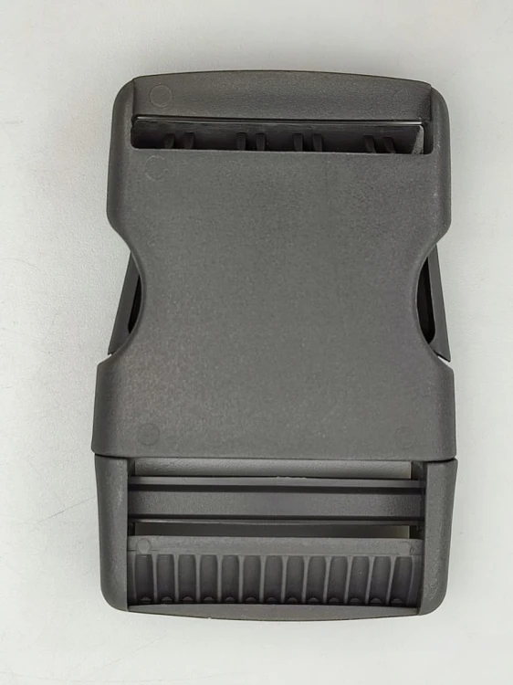 Klamra zatrzaskowa plastikowa 40 mm do paska 10 szt szary
