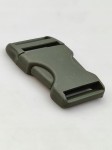 Klamra zatrzaskowa plastikowa 25 mm do paska 50 szt oliwka