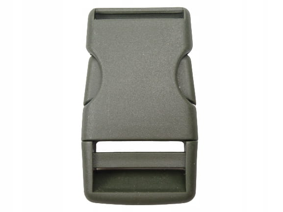 Klamra zatrzaskowa plastikowa 30 mm 10 szt oliwka