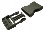 Klamra zatrzaskowa plastikowa 30 mm 10 szt oliwka