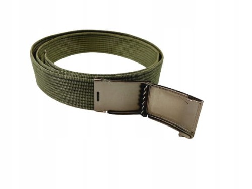 Pas pasek parciany oliwka - khaki z klamrą 4 / 105