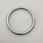 Kółko kaletnicze metalowe 60 / 6 mm srebrny 1 sztuk