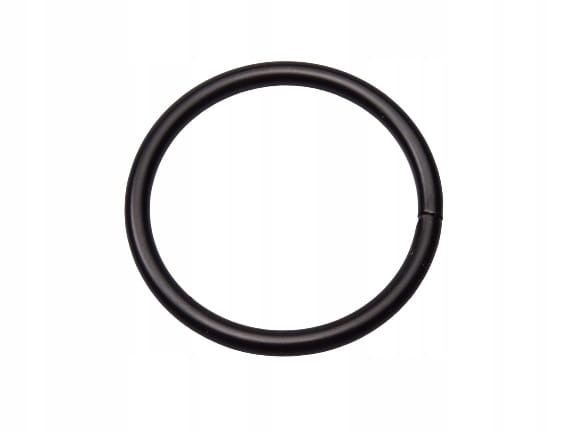 Kółko metalowe kaletnicze metalowe 40 / 4 mm czarne 10 sztuk