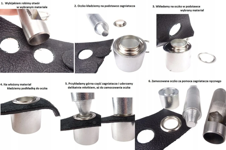 ZBIJAK ZAKUWACZ praska kaletnicza do OCZEK 20 mm