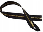 Zamek suwak metalowy rozdzielczy 5 złoty 75 cm