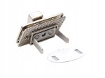 Zamek zapięcie metalowe do torebki 35 / 25 mm nikiel