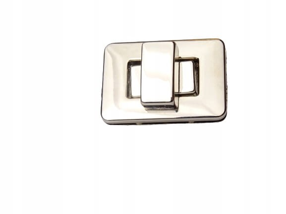 Zamek zapięcie metalowe do torebki 35 / 25 mm nikiel