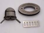 Zamek zapięcie metalowy do torebki 37 x 23 mm czarny