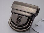 Zamek zapięcie metalowe do teczki 50 / 52 mm czarny