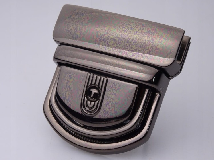 Zamek zapięcie metalowe do teczki 50 / 52 mm czarny
