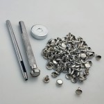 Zestaw do montażu nitów 8 / 3 / 9 mm dwustronnych LUX zbijak 50 sztuk
