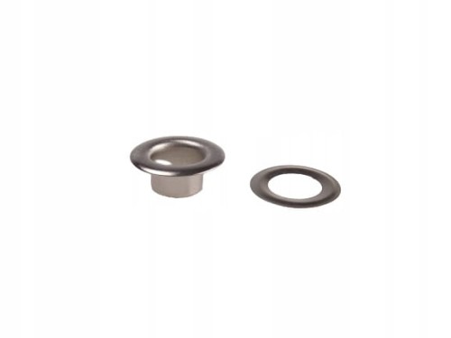 Oczka metalowe kaletnicze z podkładką do paska 8 / 15 / 6 mm 100 sztuk
