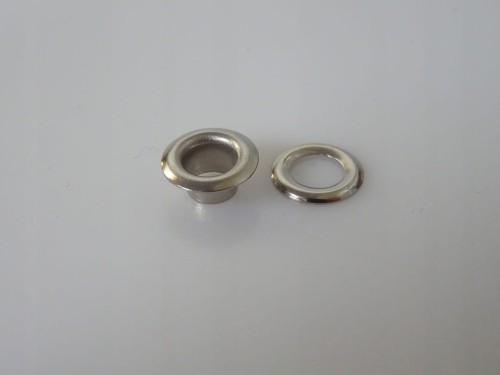 Oczka metalowe Polskie kaletnicze z podkładką 5 / 10 / 4,5 mm 1000 sztuk
