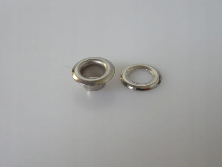 Oczka metalowe Polskie kaletnicze z podkładką 5 / 10 / 4,5 mm 1000 sztuk