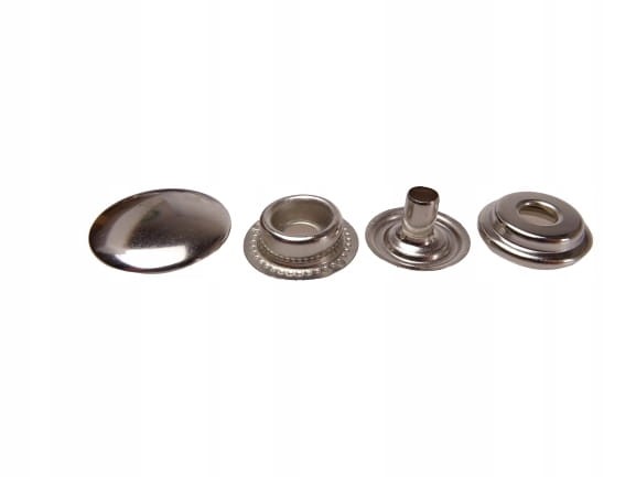 Napy zatrzaski metalowe kaletnicze 12,5mm 50 szt.