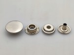 Napy zatrzaski nikiel kaletnicze 17 mm 50 szt