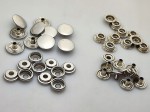 Napy zatrzaski nikiel kaletnicze 17 mm 50 szt