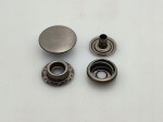 Napy zatrzaski ciemny nikiel 17mm 50 szt