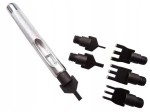 Wybijak wycinak otworów w skórze pod szew 1,6 mm / 2,4 mm / 3,2 mm / 6 szt