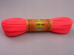 Sznurowadła sznurówki płaskie szerokie 1 cm / 120 cm róż jaskrawy
