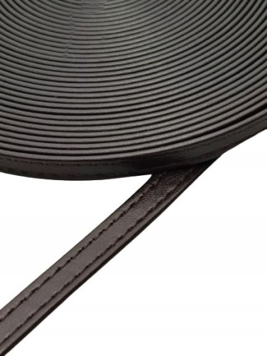 Pasek eko skóra do torebki 8 mm / 100 cm ciemny brąz