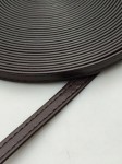 Pasek eko skóra do torebki 8 mm / 100 cm ciemny brąz