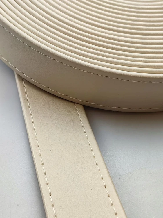 Pasek eko skóra do torebki 30mm / 150 cm jasny beż