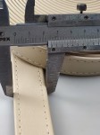 Pasek eko skóra do torebki 25 mm / 150 cm beż
