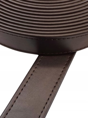 Pasek eko skóra do torebki 30 mm / 1 metr ciemny brąz