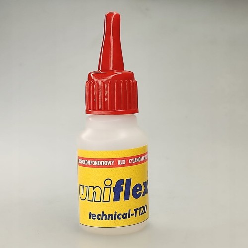 KLEJ Uniflex SZYBKOSCHNĄCY jednosekundowy elastyczny 20 g technical-T120