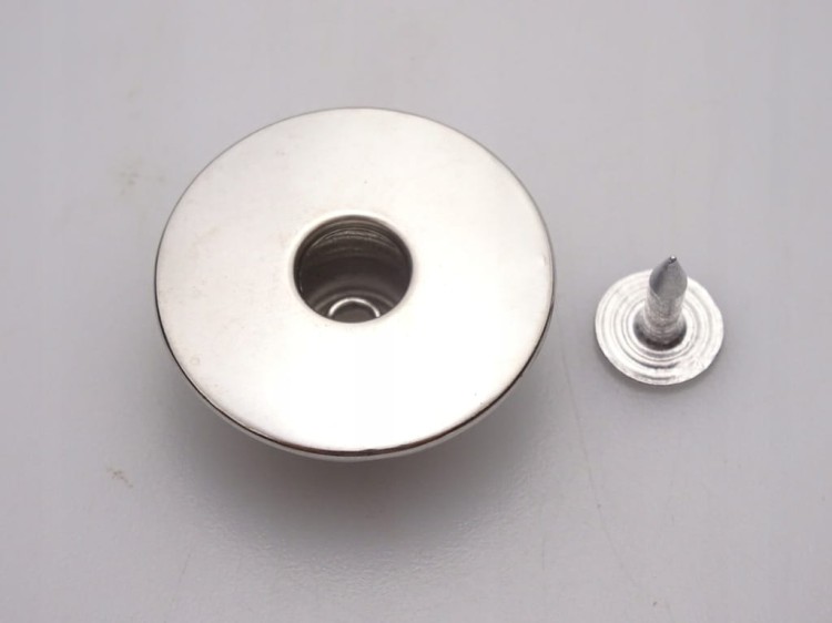 Guzik metalowy do spodni kurtki 24 mm 10 sztuk