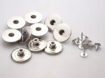 Guzik metalowy do spodni kurtki 24 mm 10 sztuk