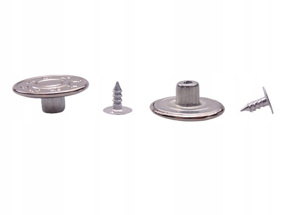 Guzik metalowy do spodni kurtki 20 mm 10 sztuk