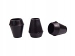 Końcówka plastikowa do sznurka 5 / 7 mm czarny 10 sztuk