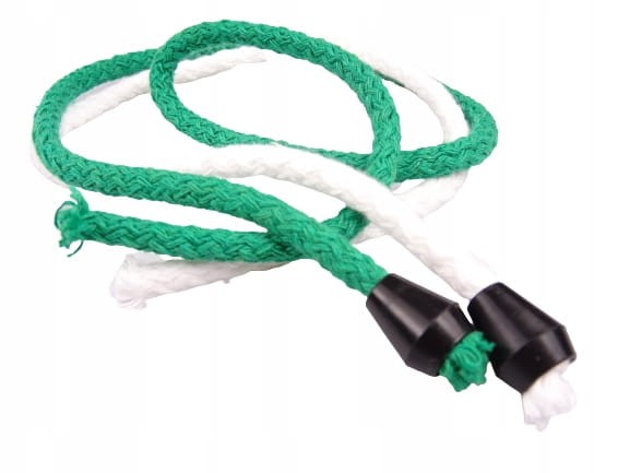 Końcówka plastikowa do sznurka 5 / 7 mm czarny 10 sztuk