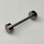 Sztanga okucie do torby torebki 27 x 10 mm czarny nikiel